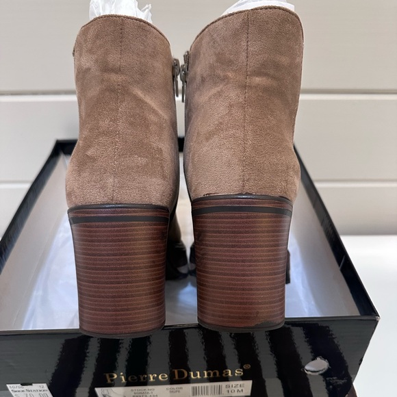 Pierre Dumas Sonata Taupe Boots - Picture 3 of 6